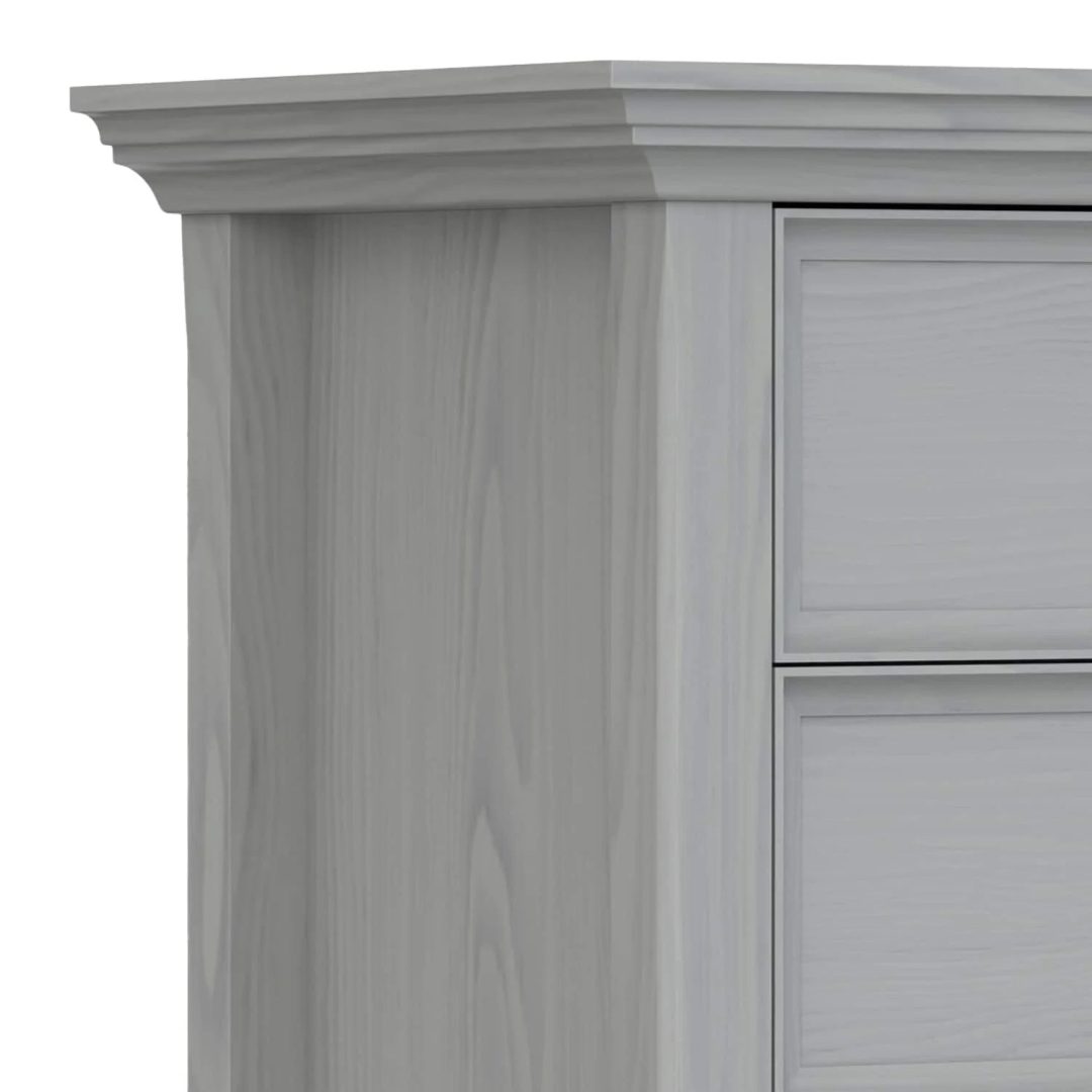 ZenVora 24 Inch Wide Solid Wood Nightstand, Bedside Table and Bedroom End Table