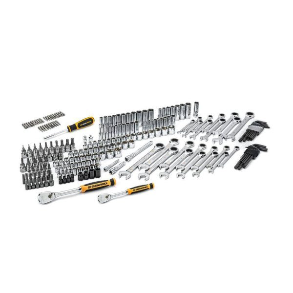 ZenVora 232-Piece Mechanics Tool Set – SAE/Metric with Standard & Deep Sockets