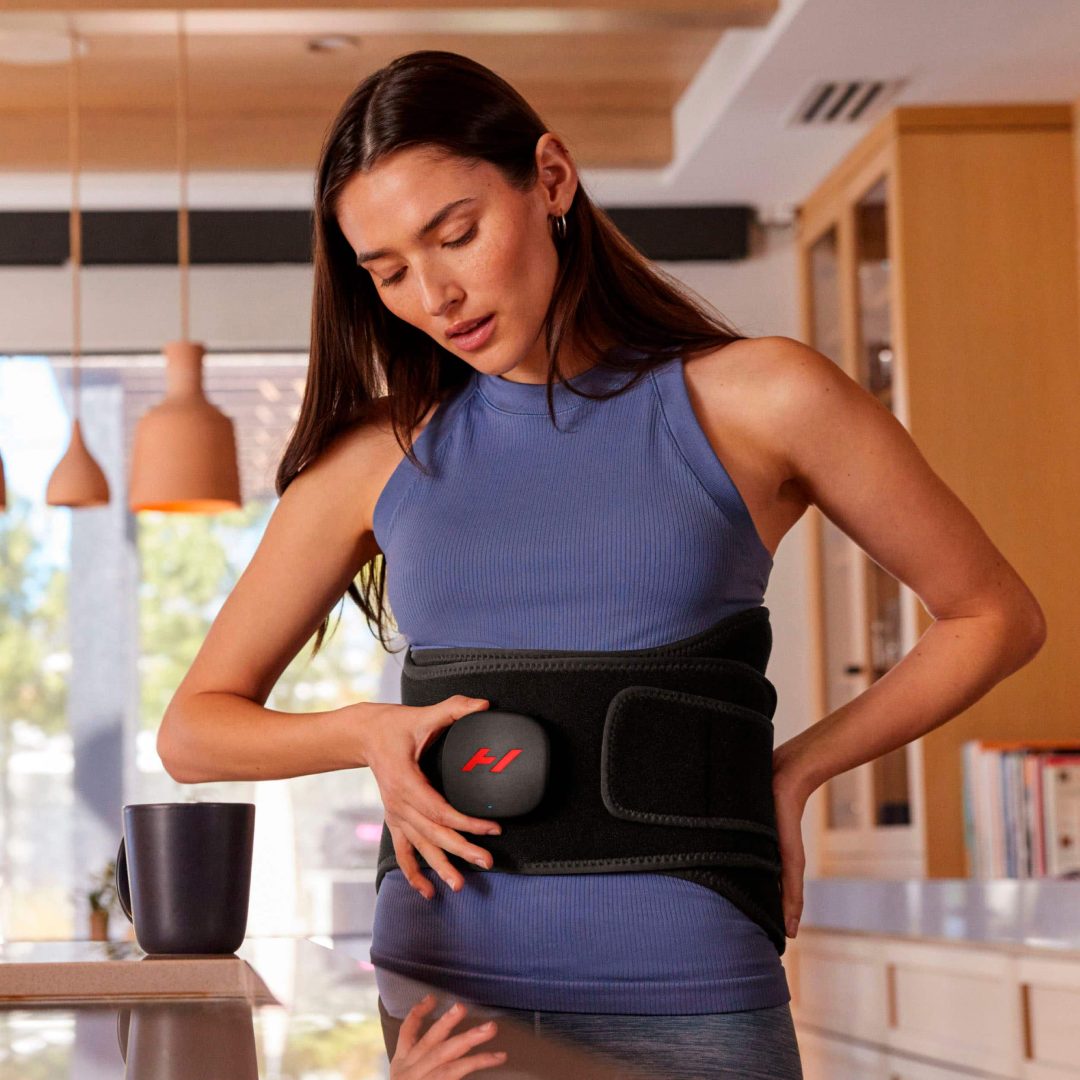 ZenVora Heated Back Massage Wrap, Cordless Heat and Vibration Therapy Belt, 3 Heat Levels, 3 Vibration Modes, Black