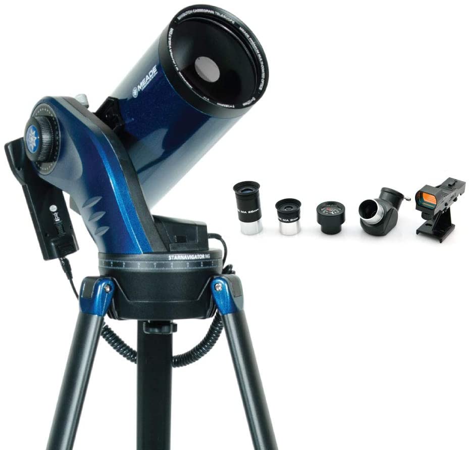 ZenVora 125mm Computerized Telescope, Black
