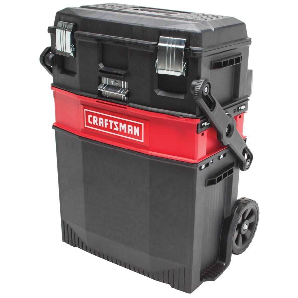 ZenVora 22" Rolling Tool Box – 1-Drawer Lockable Metal Chest with Wheels