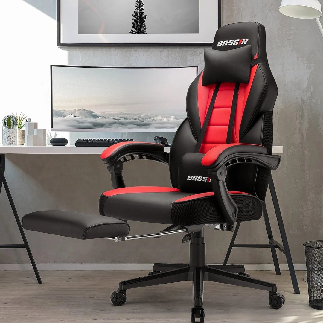 ZenVora Racing Style Gaming Chair, 300 lbs Big and Tall High Back Computer Chair