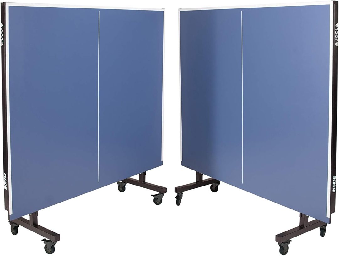 ZenVora Indoor Ping Pong Table with MDF Surface, Quick-Clamp Net Set, Foldable Design and Single-Player Playback Mode