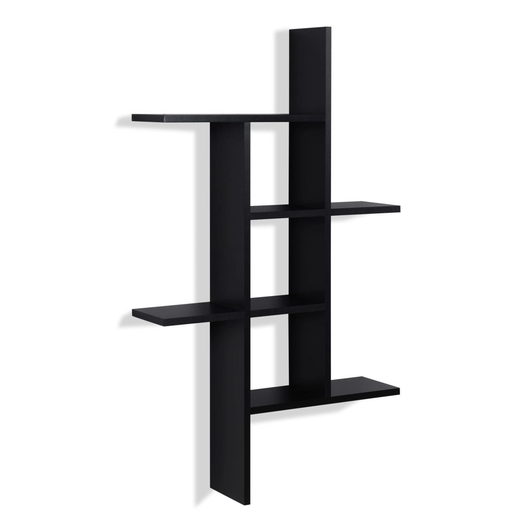 ZenVora Cantilever Floating Wall Shelf, Modern Decorative Display Shelf for Living Room, Bedroom and Home Storage