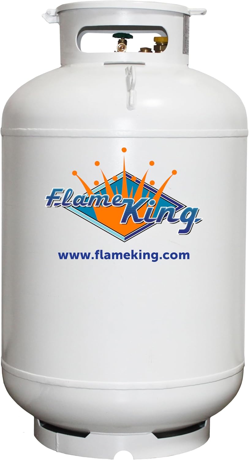 ZenVora 420-Lb. ASME Vertical Propane Tank, White