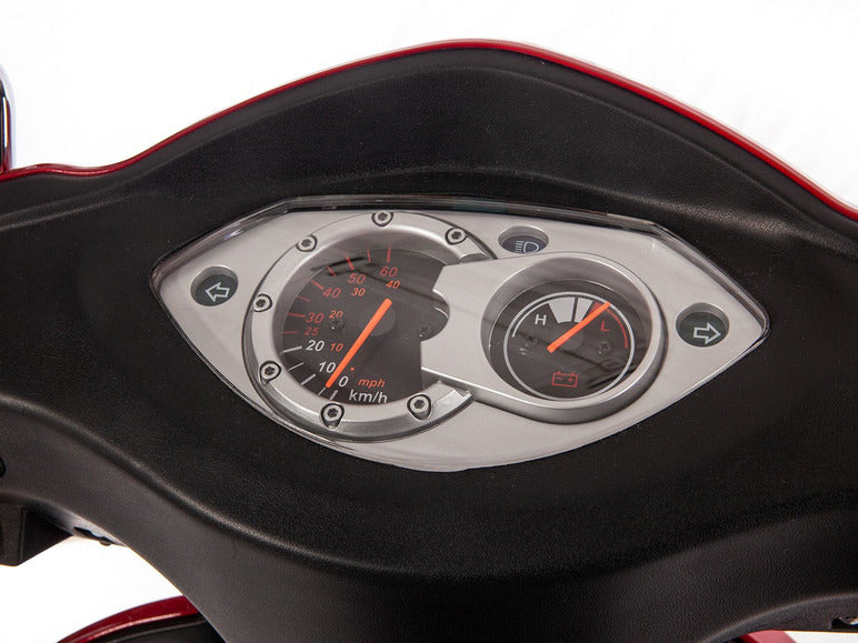 ZenVora Electric Mobility Scooter, 20/25 km/h, 50 km Range, with Topcase