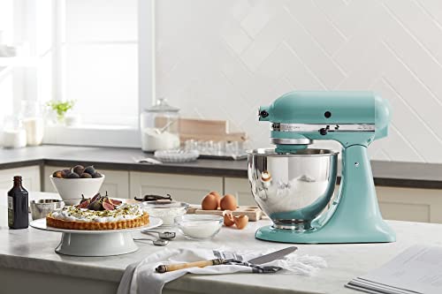 ZenVora 5-Quart Tilt-Head Stand Mixer with Pouring Shield