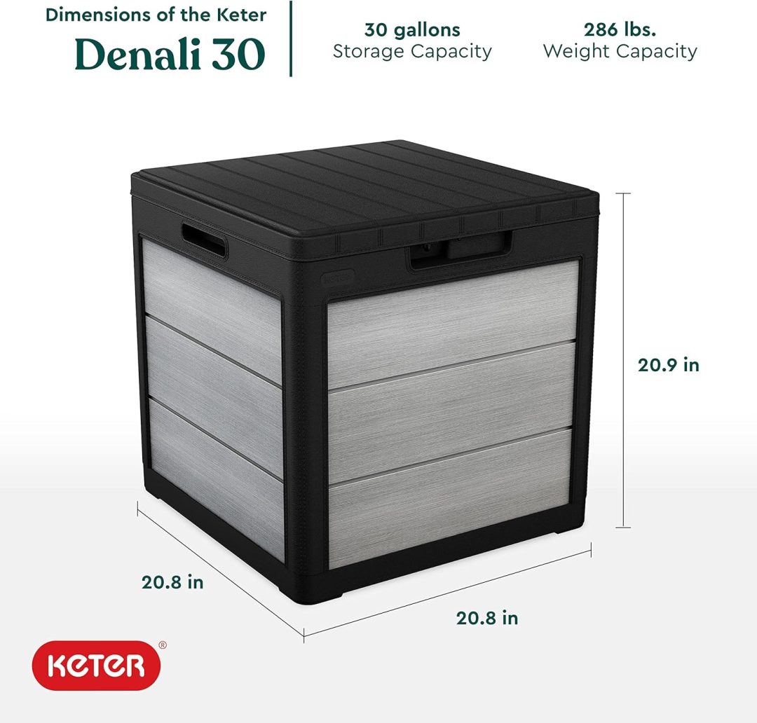 ZenVora 200 Gallon Resin Deck Box, Extra Large Outdoor Storage Container for Patio, Garden, Yard and Pool Area