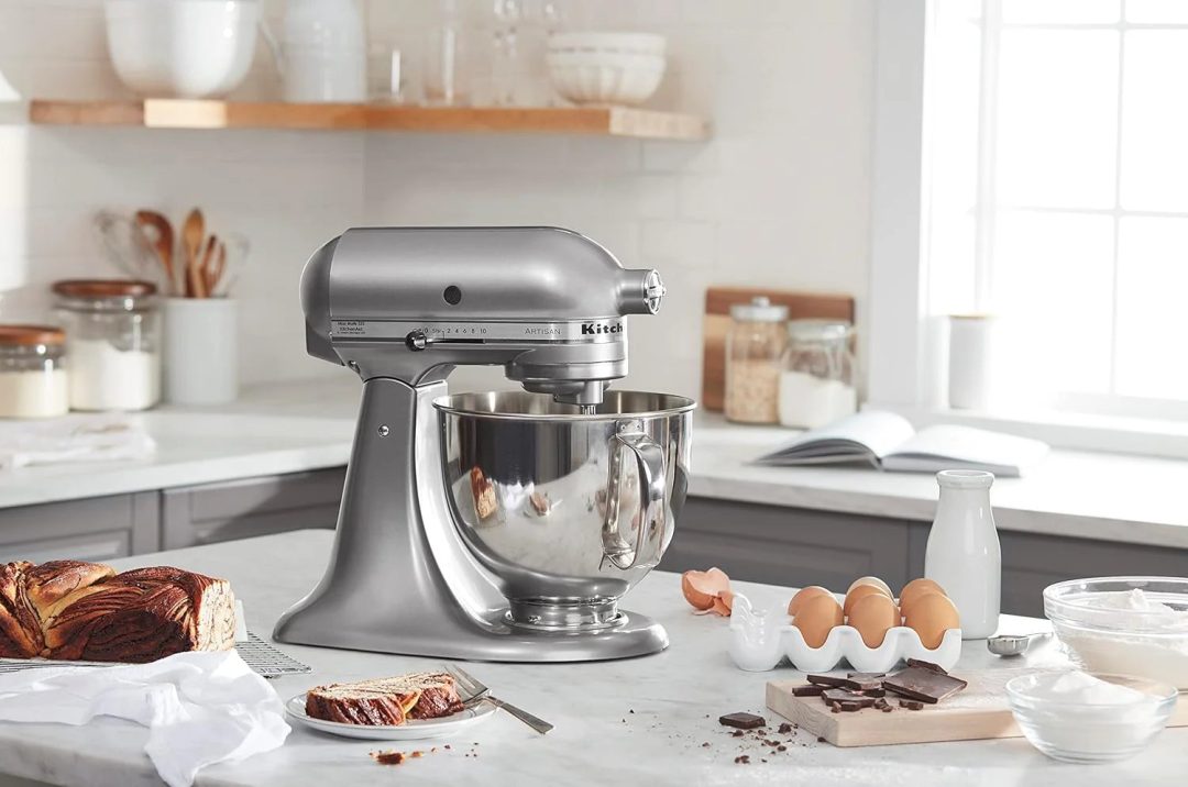 ZenVora 5-Quart Tilt-Head Stand Mixer, Electric Kitchen Mixer with Bowl, Multi-Speed Settings for Baking, Mixing and Food Preparation