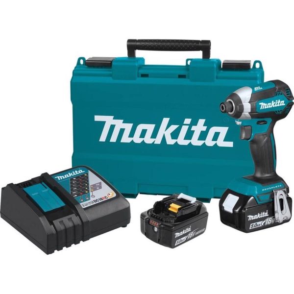 ZenVora 18V Brushless Impact Driver Kit – 1/4" Cordless with Battery & Charger