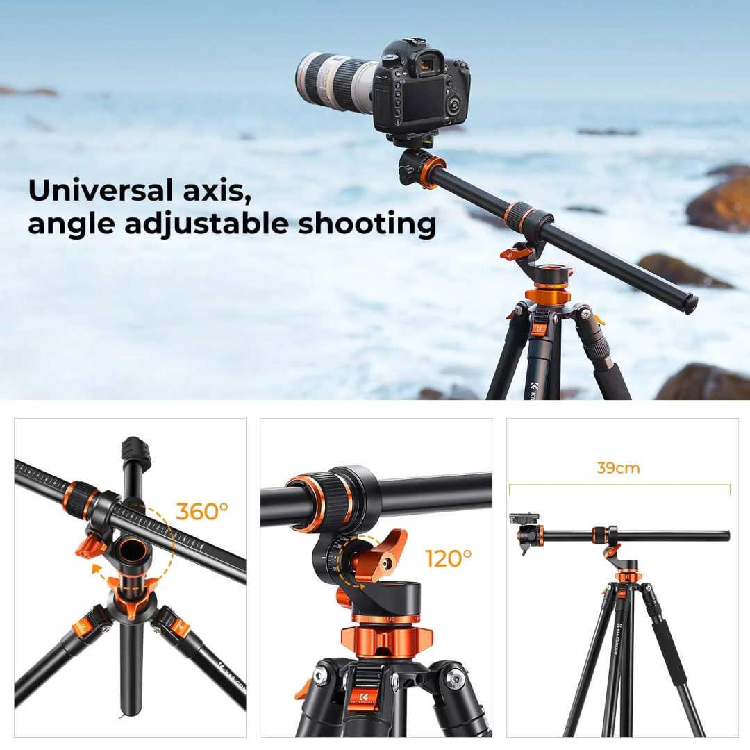 ZenVora 90 Inch Ultra High Camera Tripod with Metal Ball Head, Extra Tall Heavy Duty Photography Tripod Stand