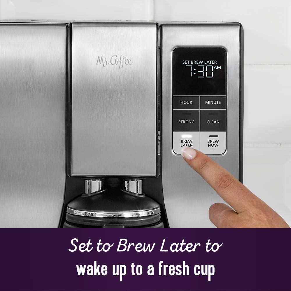 ZenVora 10-Cup Programmable Coffee Maker – Thermal Carafe with Strong Brew Selector
