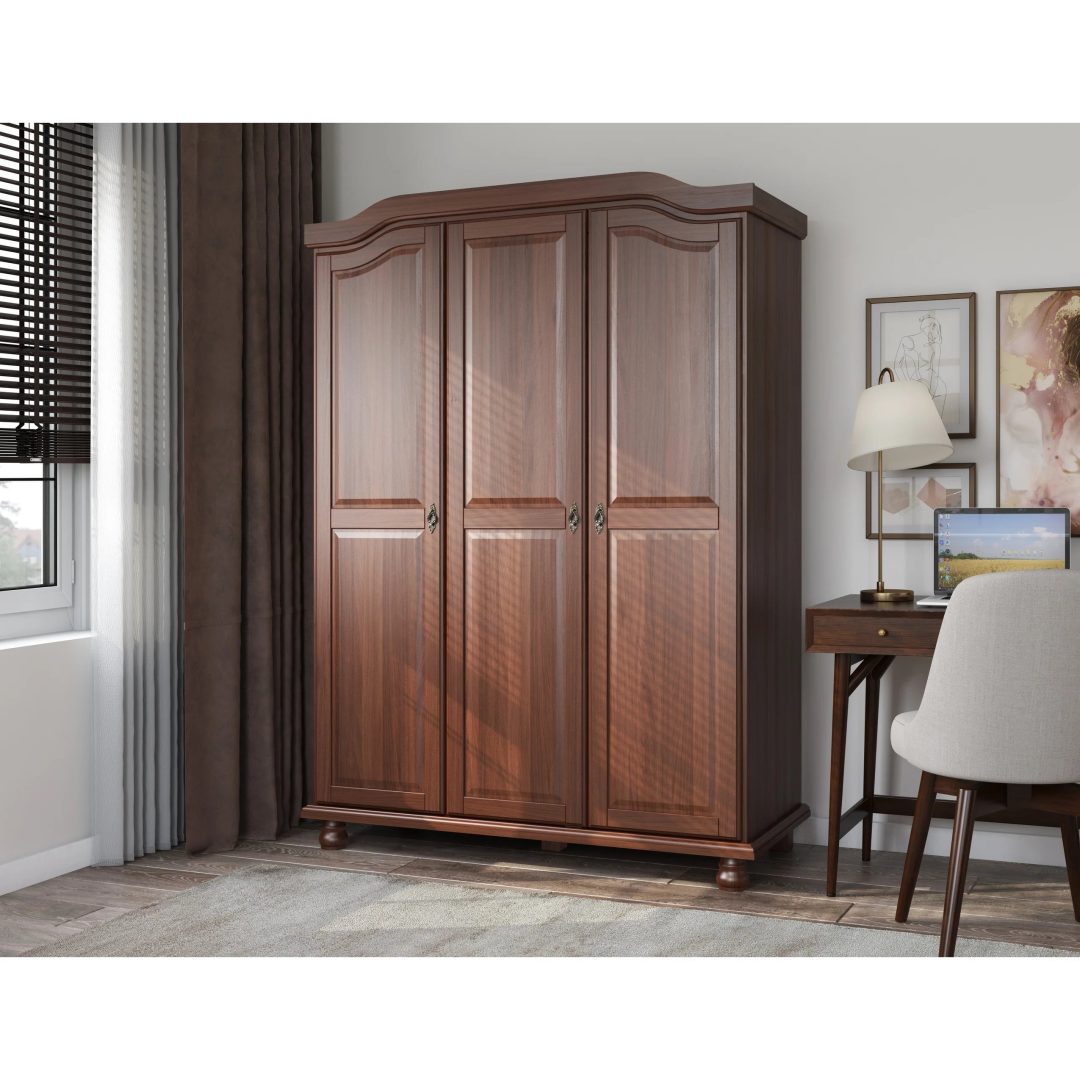ZenVora Set of 4 Small Solid Wood Shelves for Wardrobe and Armoire Storage