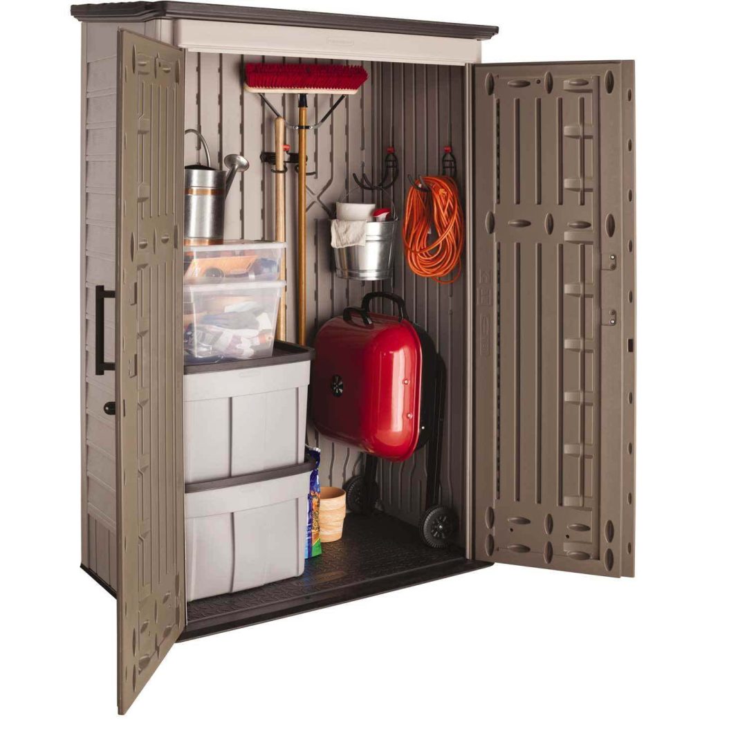 ZenVora Outdoor Storage Shed, 52 Cu.Ft., Weather-Resistant, Lockable Doors