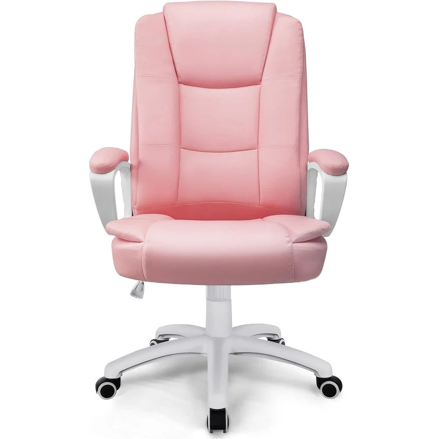 ZenVora Big and Tall Executive Office Chair, High Back Ergonomic Leather Chair, 400 lb Capacity