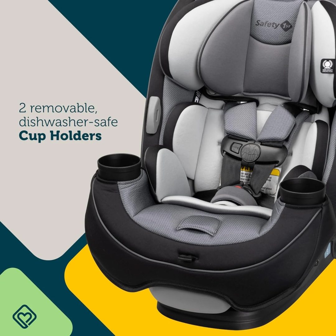 ZenVora 3-in-1 Convertible Car Seat, All-In-One Infant Toddler Booster Seat, Rear & Forward Facing Child Safety Seat