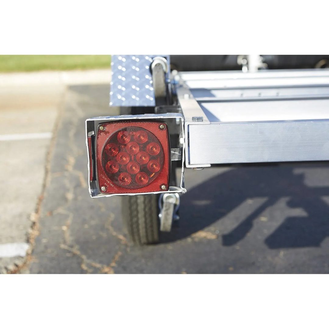 ZenVora 4-Ft. x 8-Ft. Folding Aluminum Utility Trailer, 1,170-Lb. Load Capacity