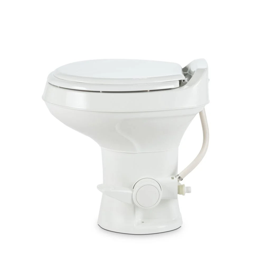ZenVora Standard-Height Heavy-Duty Plastic RV Toilet, White