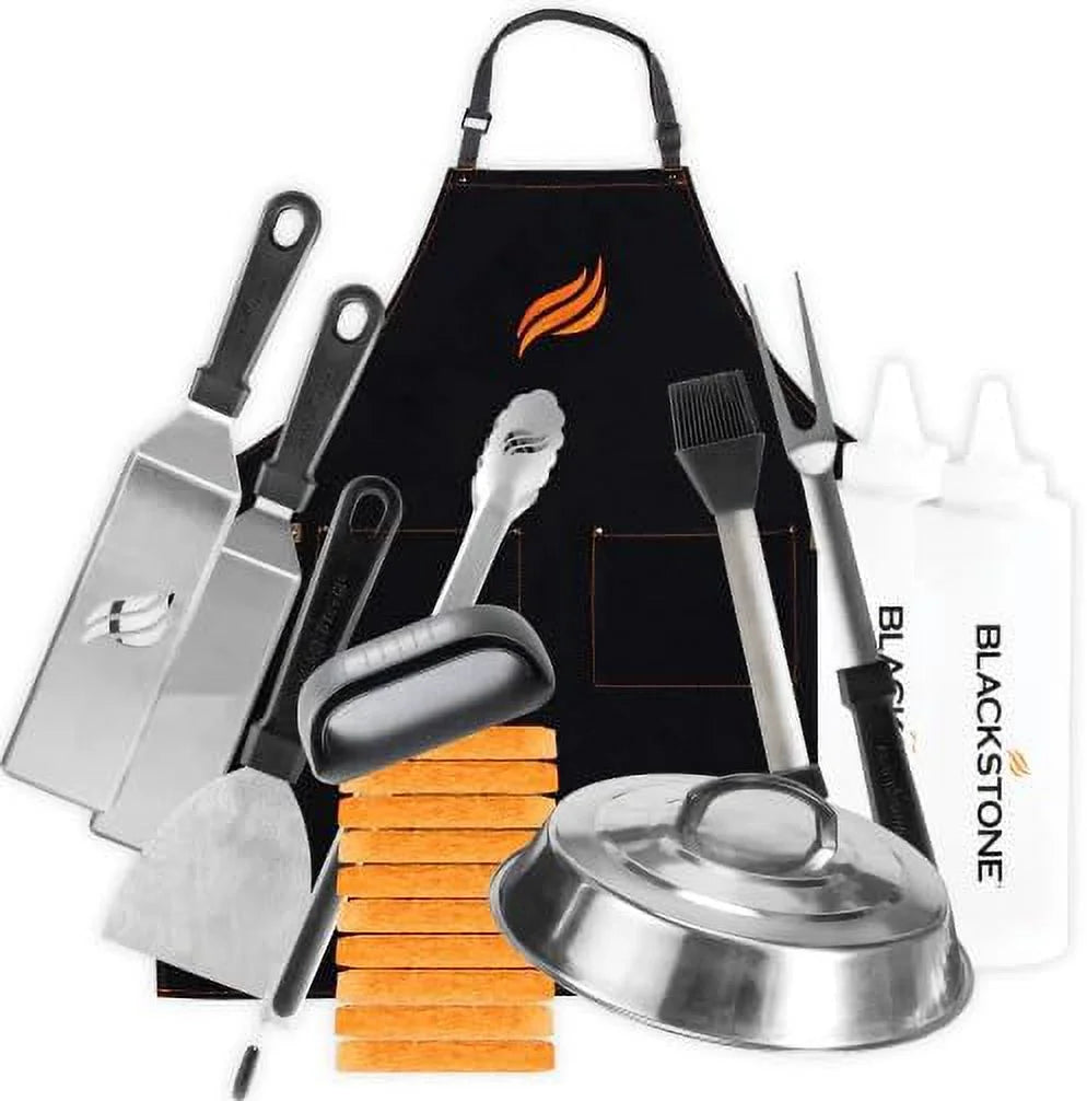 ZenVora 28 Inch Gas Griddle - 3 Burner Outdoor Flat Top Grill with Accessories