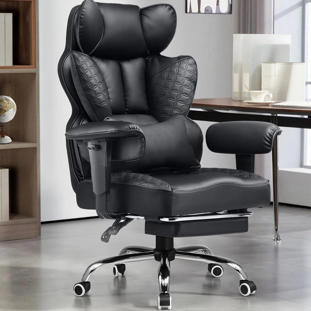ZenVora 400 LBS Big and Tall Gaming Chair, Ergonomic High Back Computer Desk Chair for Gaming, Work and Home Office