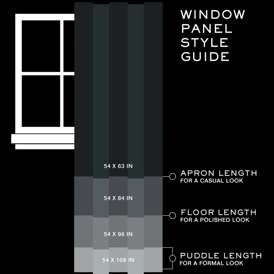 ZenVora Blackout Curtain Single Panel, Back Tab and Rod Pocket Window Curtain