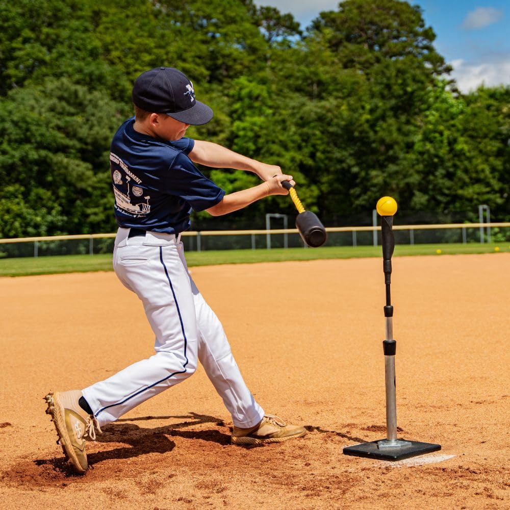 ZenVora Swing Trainer with 12 Soft Balls, Baseball and Softball Batting Practice Training Set