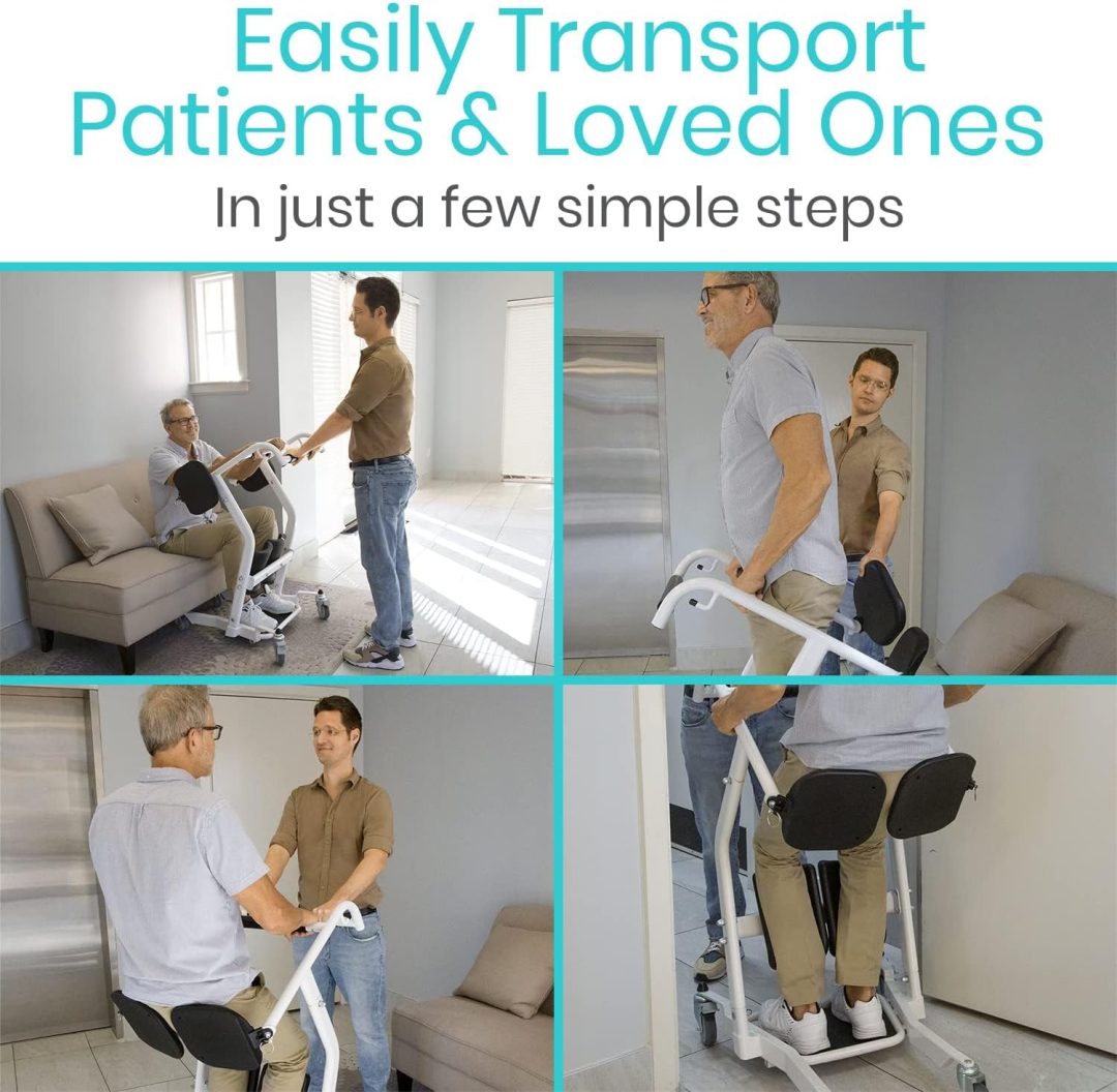 ZenVora Sit-to-Stand Patient Lift, Elderly Transfer Aid