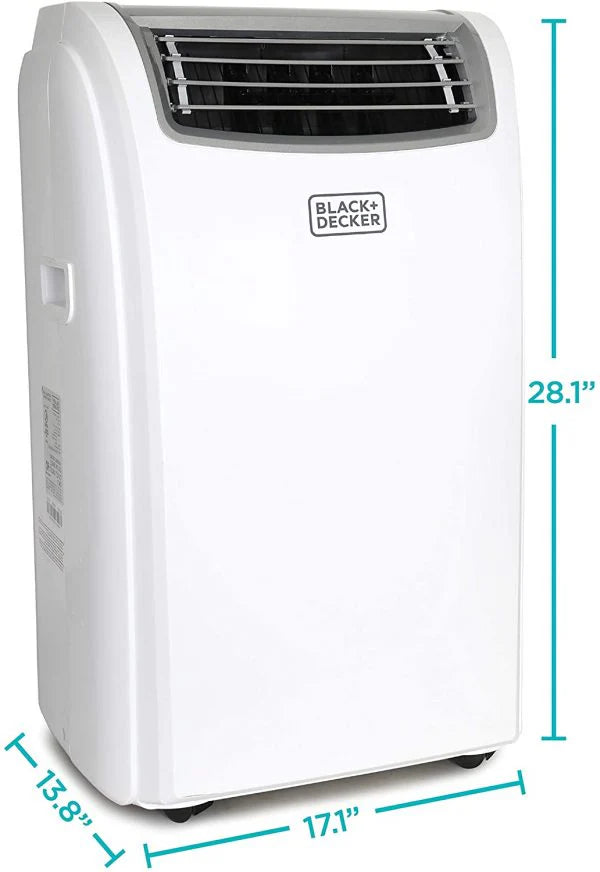 ZenVora 14,000 BTU Portable Air Conditioner with Heat and Remote Control, White