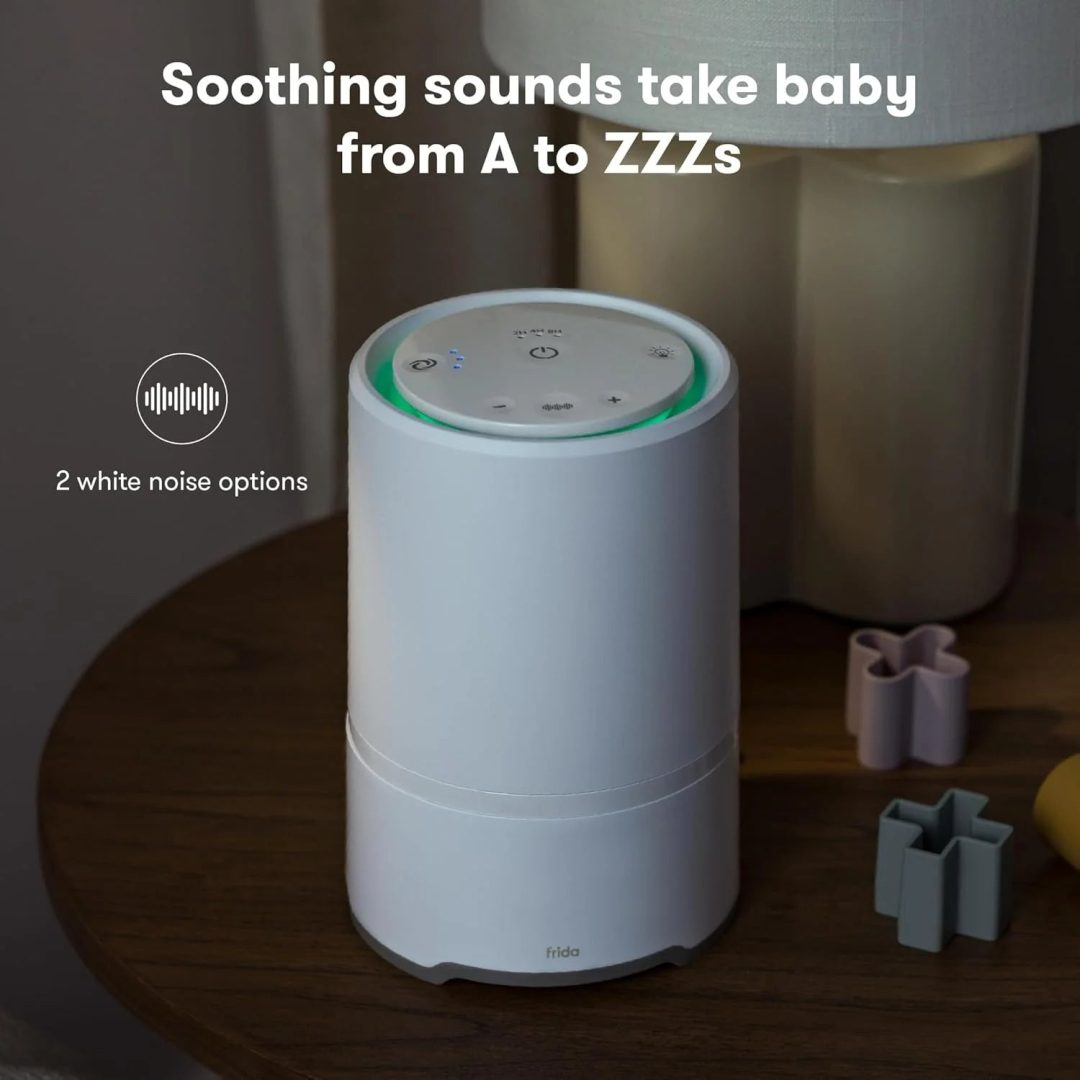 ZenVora 3-in-1 Baby Air Purifier, Compact Nursery Air Cleaner for Baby Room, Bedroom and Home