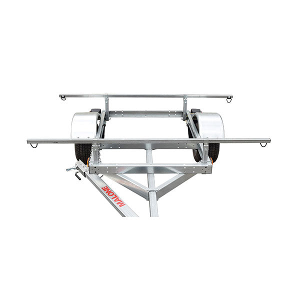 ZenVora 2-Kayak Trailer Package, 600-Lb. Capacity, Galvanized Steel, LED Lights, 70 MPH Rated Tires