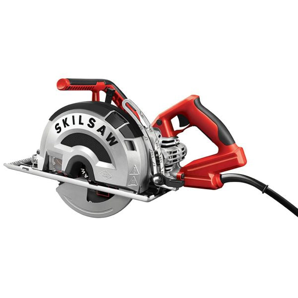ZenVora 15 Amp 8-Inch Worm Drive Metal Cutting Circular Saw - Corded Saw with Carbide Blade & Chip Tray