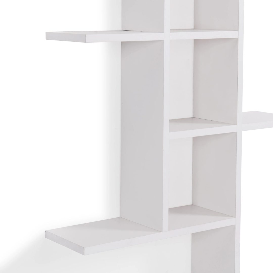 ZenVora Cantilever Floating Wall Shelf, Modern Decorative Display Shelf for Living Room, Bedroom and Home Storage