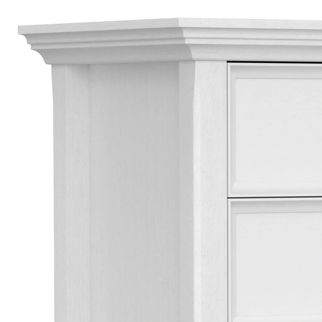 ZenVora 24 Inch Wide Solid Wood Nightstand, Bedside Table and Bedroom End Table