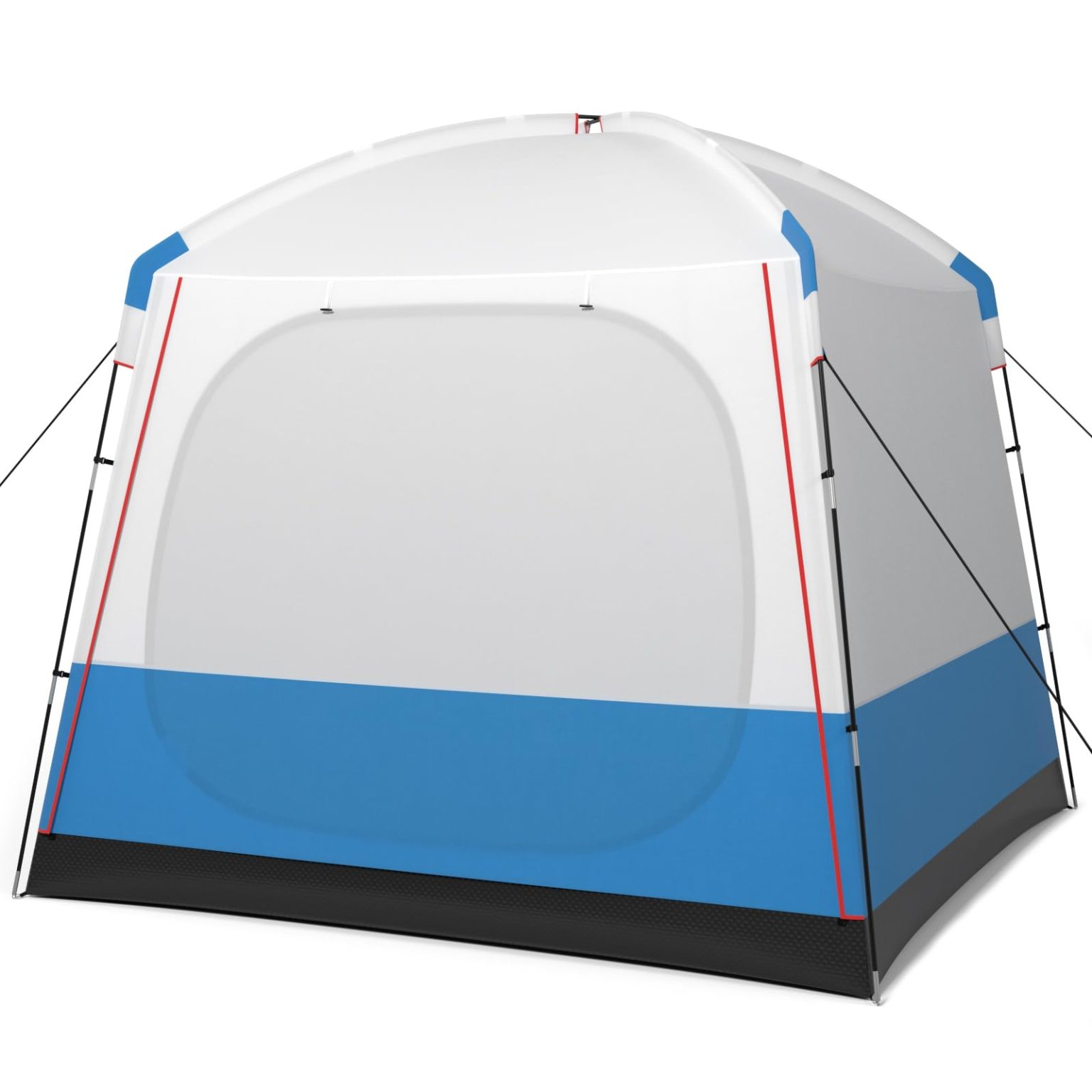 ZenVora Camping Tent for 3-5 People – Portable Cabin Shelter with Double-Layer Mesh Door