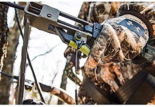 ZenVora Lightweight Aluminum Climbing Treestand with Padded Seat, 300 Lb. Capacity, Safety Harness Included