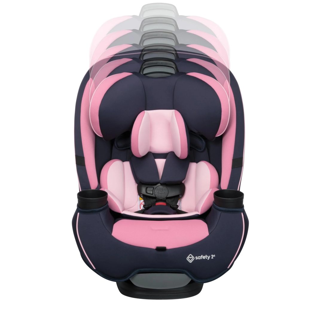 ZenVora 3-in-1 Slim Convertible Car Seat, All-in-One Infant Toddler Booster Seat, Rear & Forward Facing Child Safety Seat