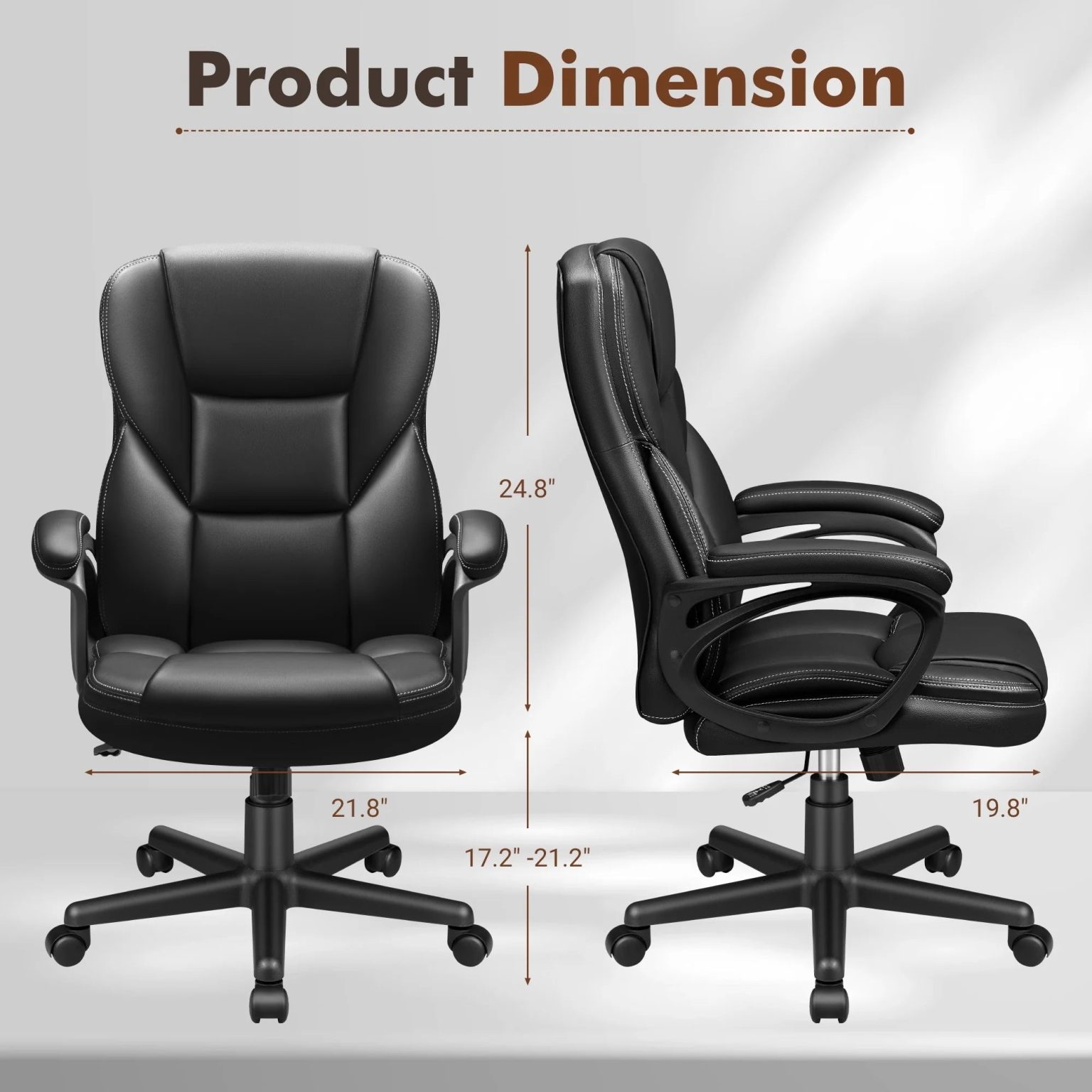 ZenVora High Back Executive Office Chair, Ergonomic Computer Desk Chair for Home and Office