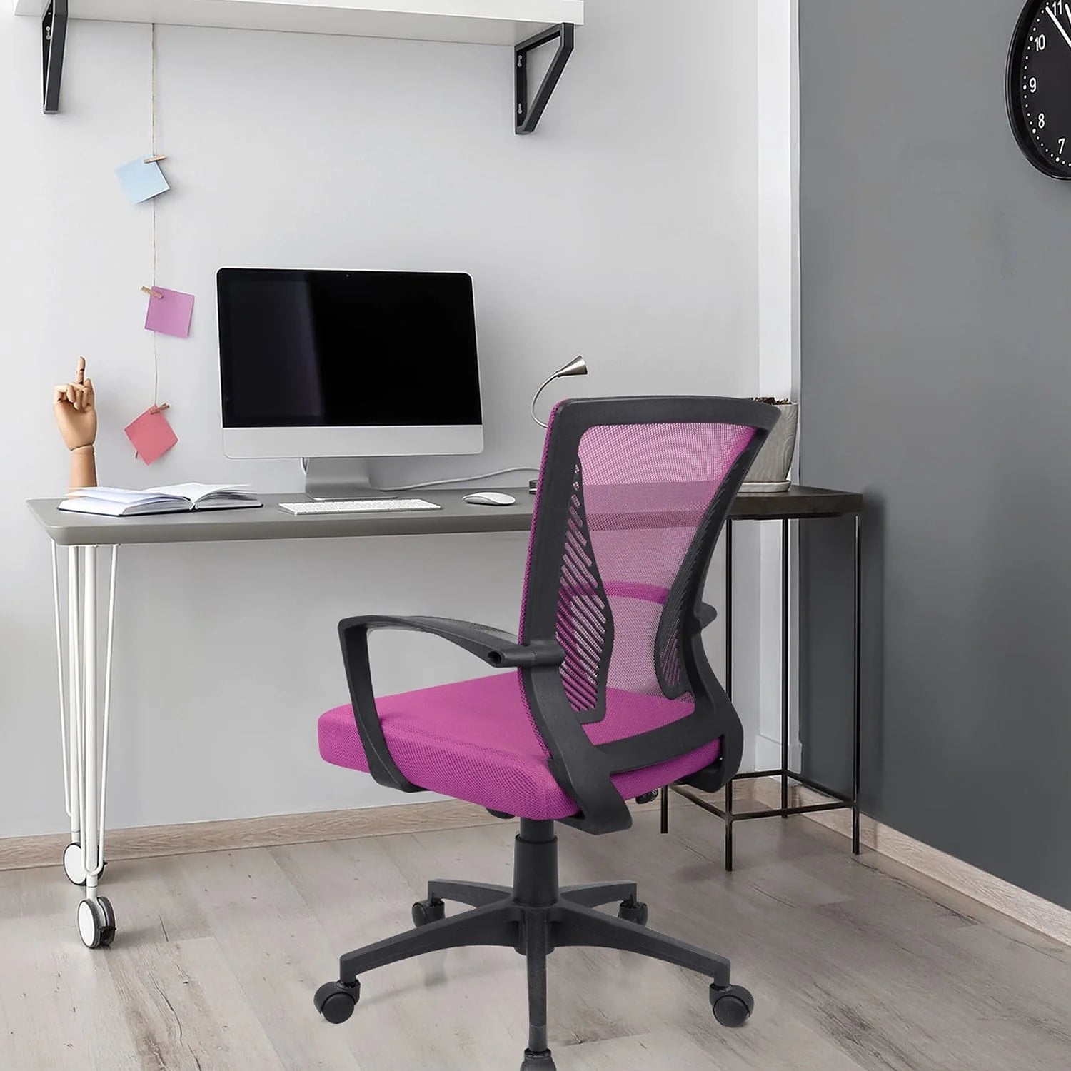 ZenVora Ergonomic Mesh Office Chair with Lumbar Support, Breathable Computer Desk Chair