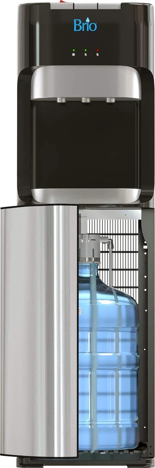 ZenVora Bottom Loading Water Cooler Dispenser – 3 Temp Settings with Child Safety Lock & LED Empty Alert