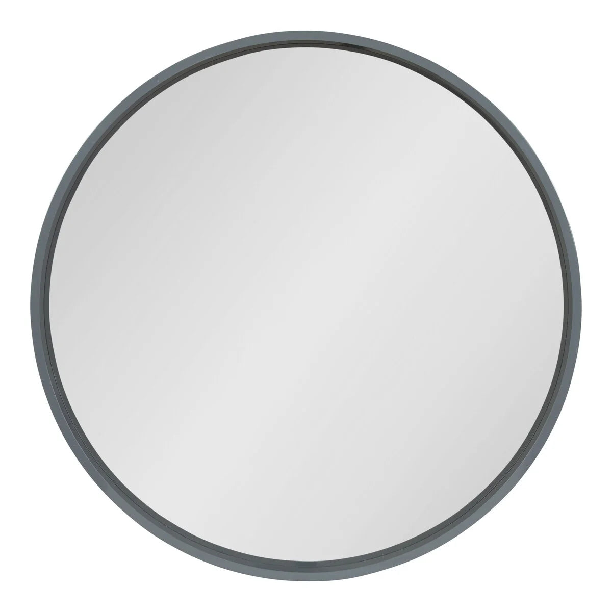 ZenVora Round Wood Accent Wall Mirror, Modern Decorative Wooden Frame Mirror for Living Room, Bedroom and Entryway