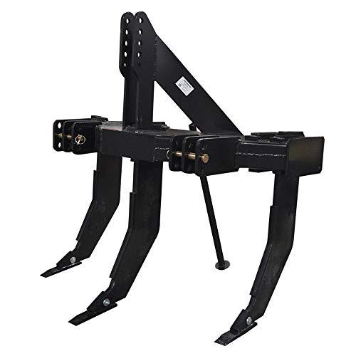 ZenVora 3-Shank Subsoiler Ground Ripper for 3-Point Tractors, Quick Hitch Compatible