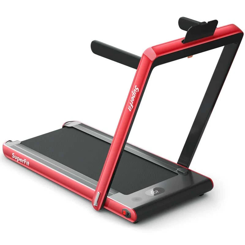 ZenVora 2-in-1 Folding Electric Treadmill, 2.25 HP, Under-Desk, with Dual Display and Smart App Control