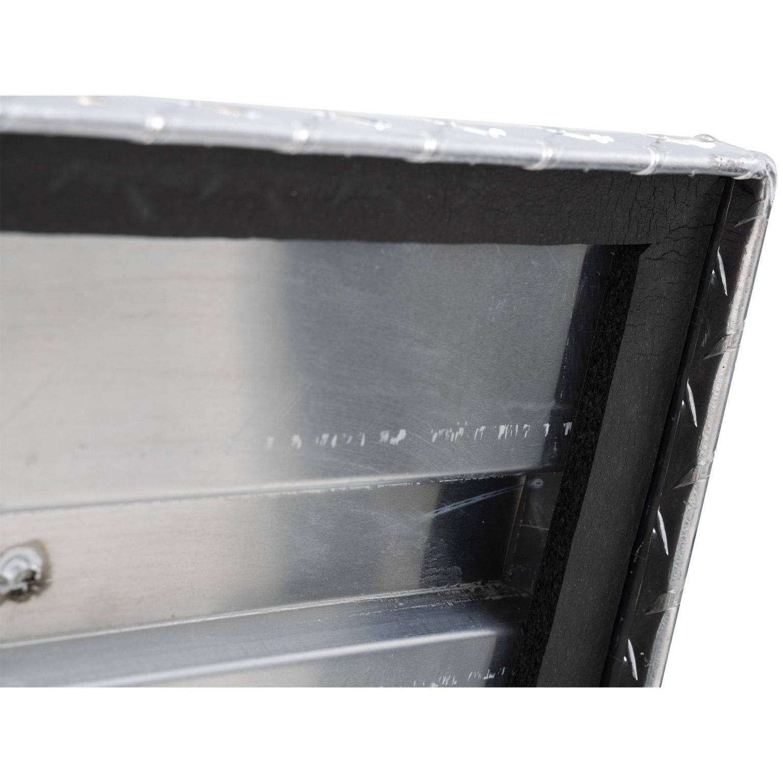 ZenVora UWS Low Profile Aluminum Truck Tool Box with Stainless Steel Handles, Pickup Bed Storage Chest