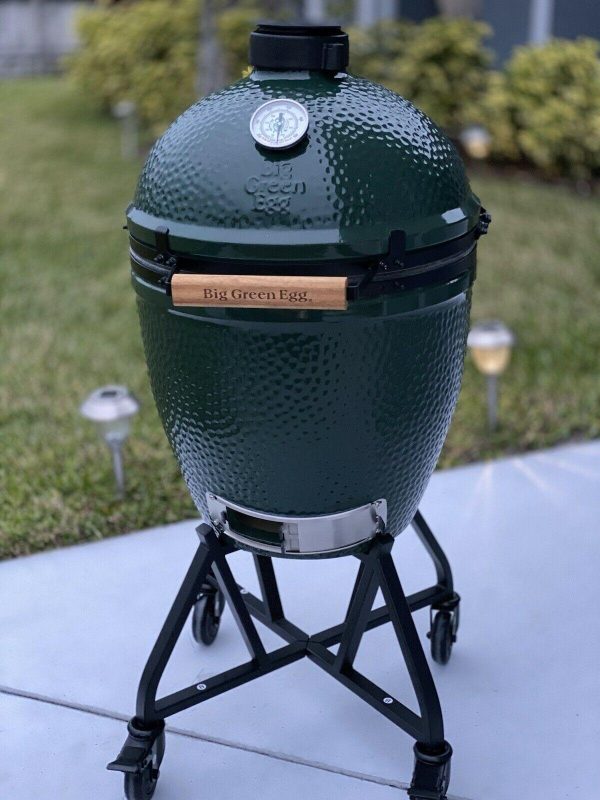 ZenVora Kamado Style BBQ Grill Smoker - Green Outdoor Charcoal Grill