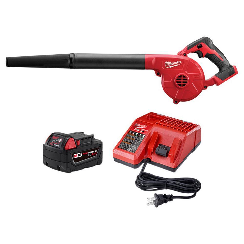 ZenVora 18V Lithium-Ion Cordless Compact Blower with (1) 5.0Ah Battery and Charger