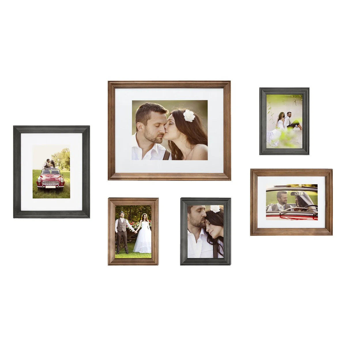 ZenVora Gallery Wall Frame Set, Multi-Piece Decorative Picture Frames for Photos, Artwork and Home Decor