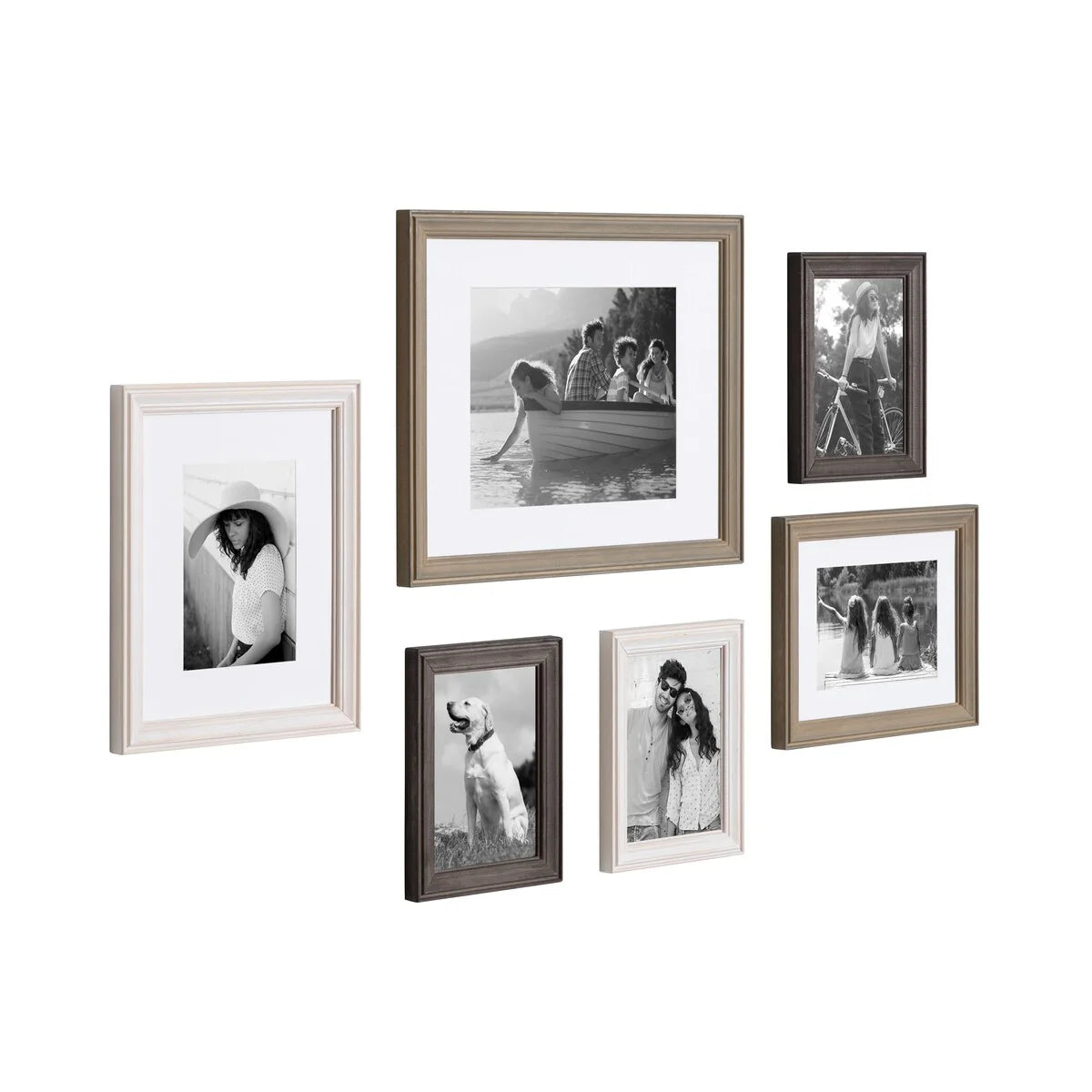 ZenVora Gallery Wall Frame Set, Multi-Piece Decorative Picture Frames for Photos, Artwork and Home Decor