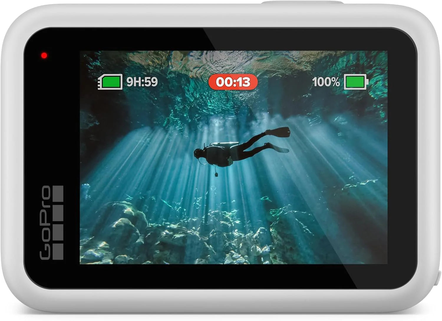 ZenVora Waterproof Action Camera, 5.3K 60FPS Video, 27MP Photos, Wide-Angle Lens Compatibility, Black