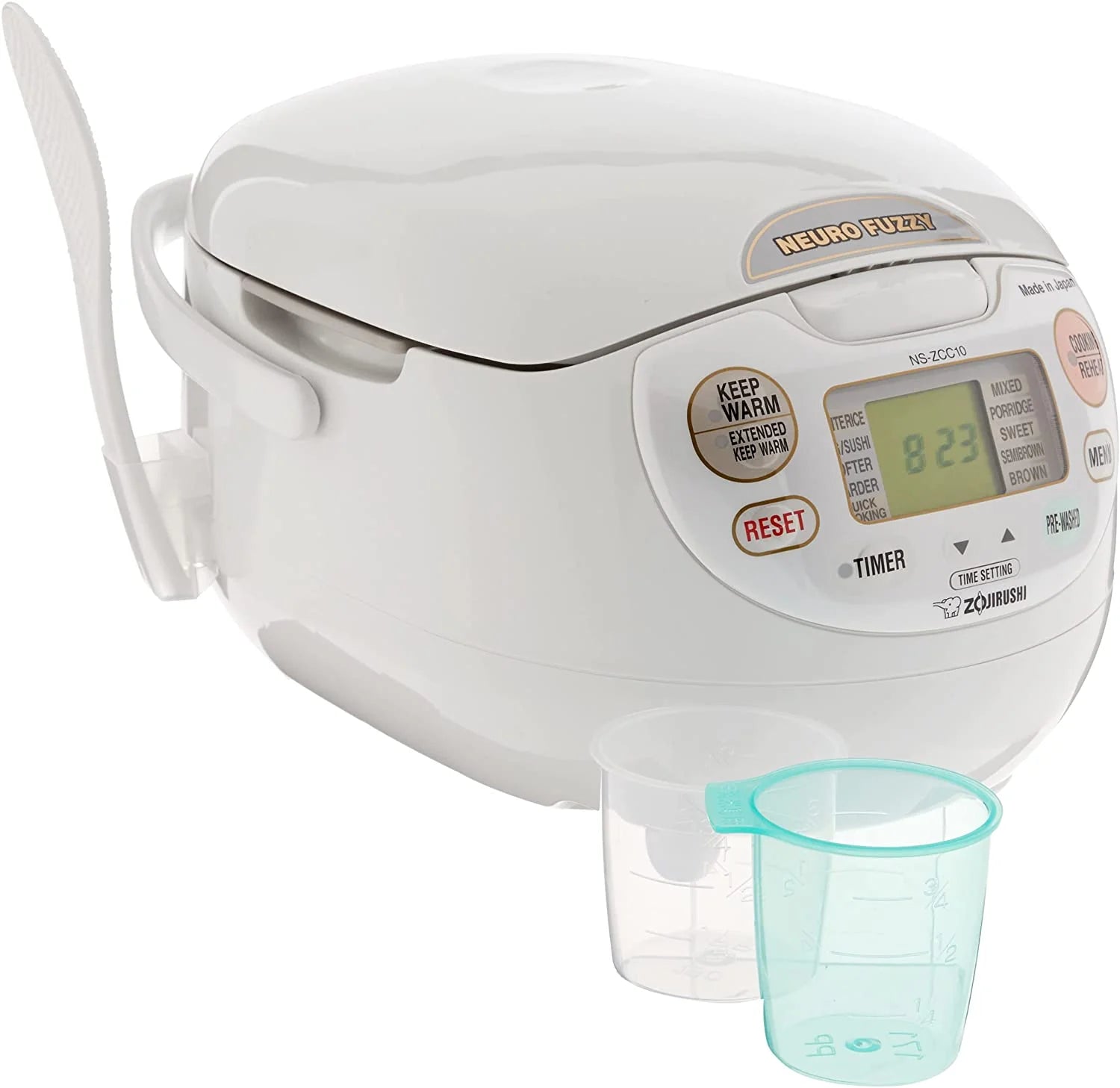ZenVora 5.5-Cup Rice Cooker, Made in Japan, Premium White