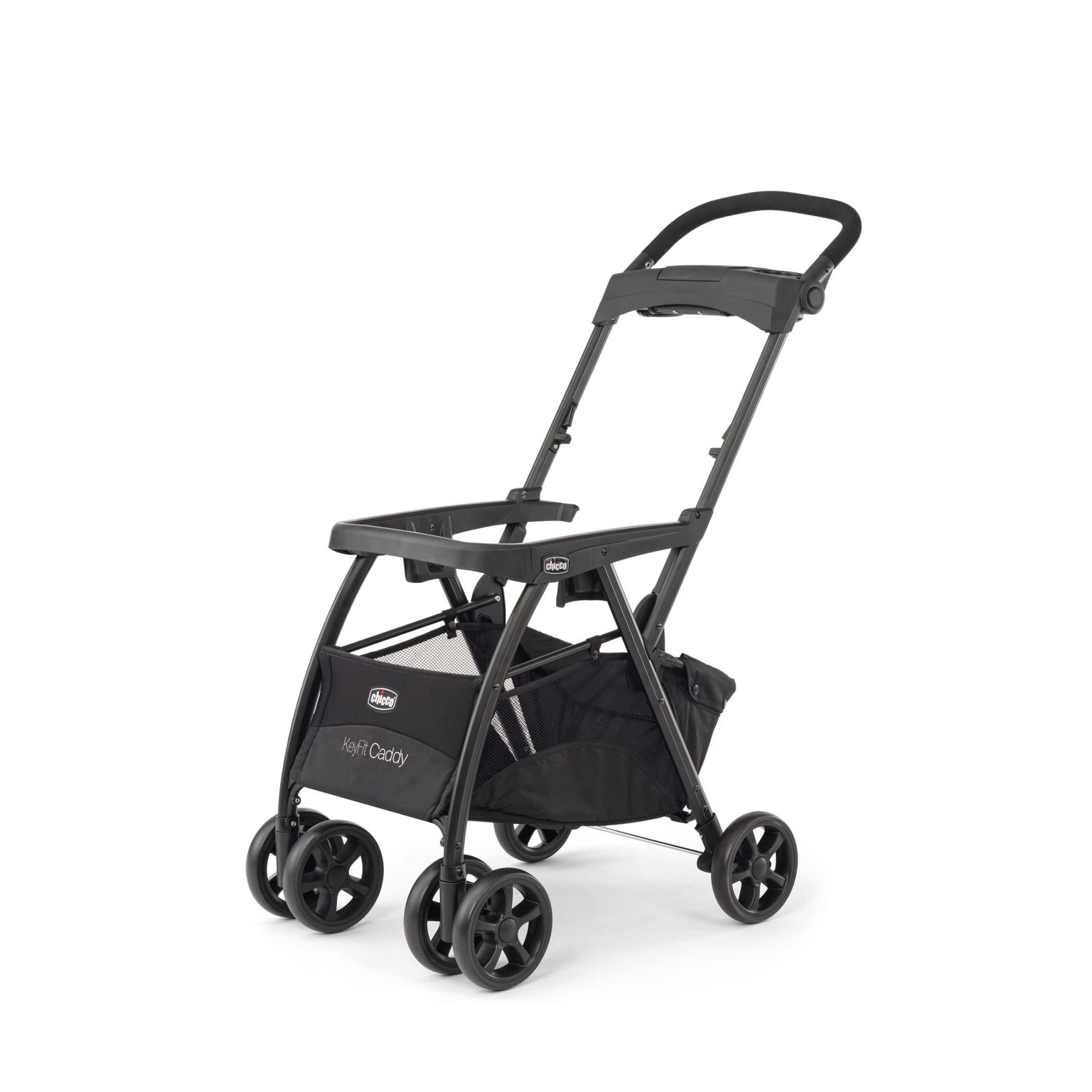 ZenVora Lightweight Infant Car Seat Caddy Frame Stroller, Portable Baby Carrier Stroller Frame with Easy Fold Design
